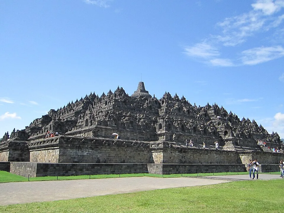Exterior view of Borobudur Temple