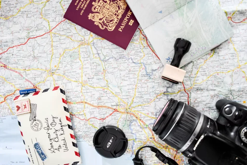 Route Planning, Map & Travel Documents