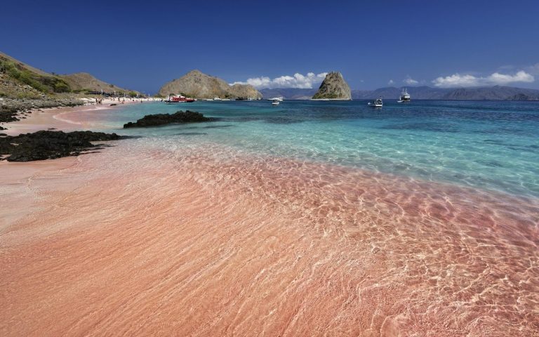 pink beach